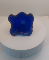 Glass Flower - Plain Blue