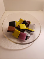 Fused Glass Licorice Candies dish