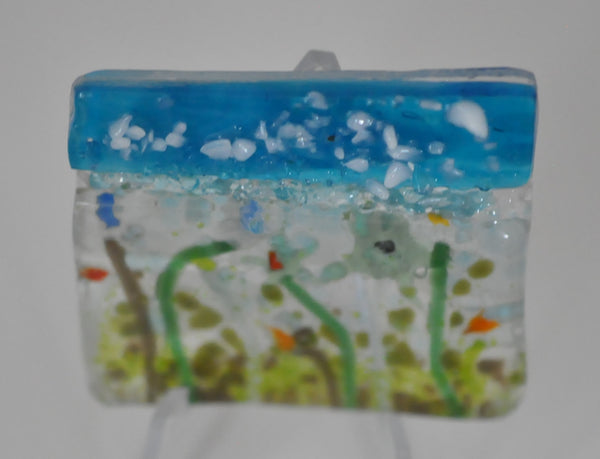Flower Garden Fused Glass Art
