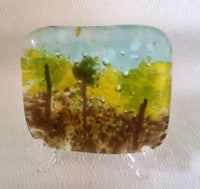 Pond Life Fused Glass Art