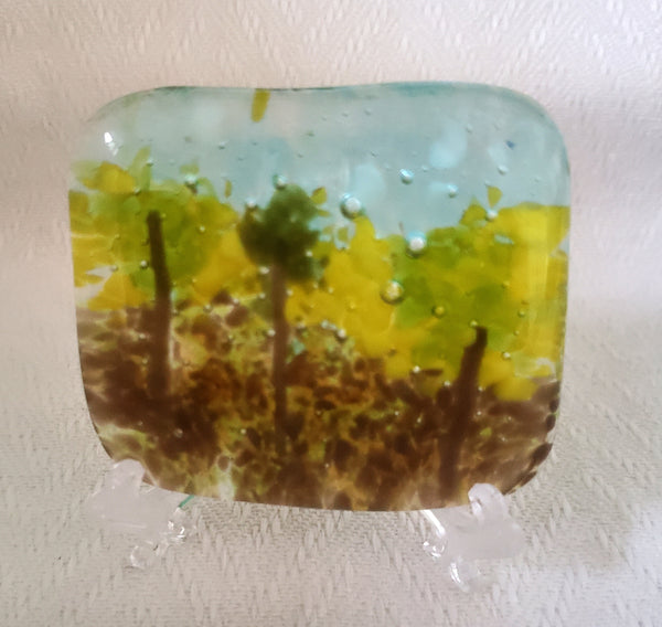 Pond Life Fused Glass Art