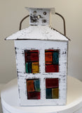 Lantern with Stained Glass Windows