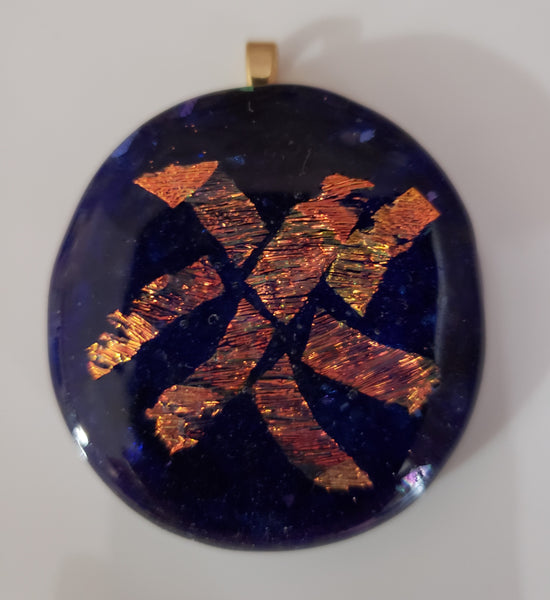PE-0038 Fused Glass Pendant
